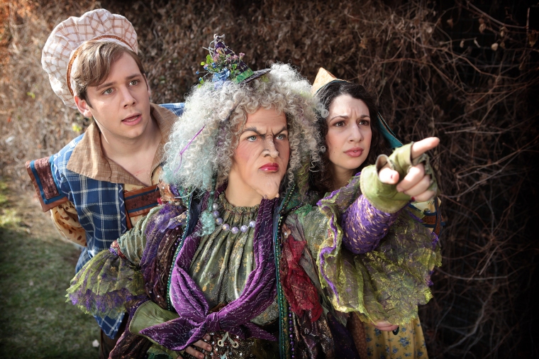 Chris Blem, Victoria Cook and Michelle Rombola in CCM's Mainstage Production of 'Into the Woods.' Photography by Mark Lyons.