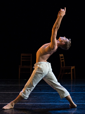 CCM alumnus James Cunningham in Amy Seiwert's 'I Think of You Often.' Photography by Peter Mueller.