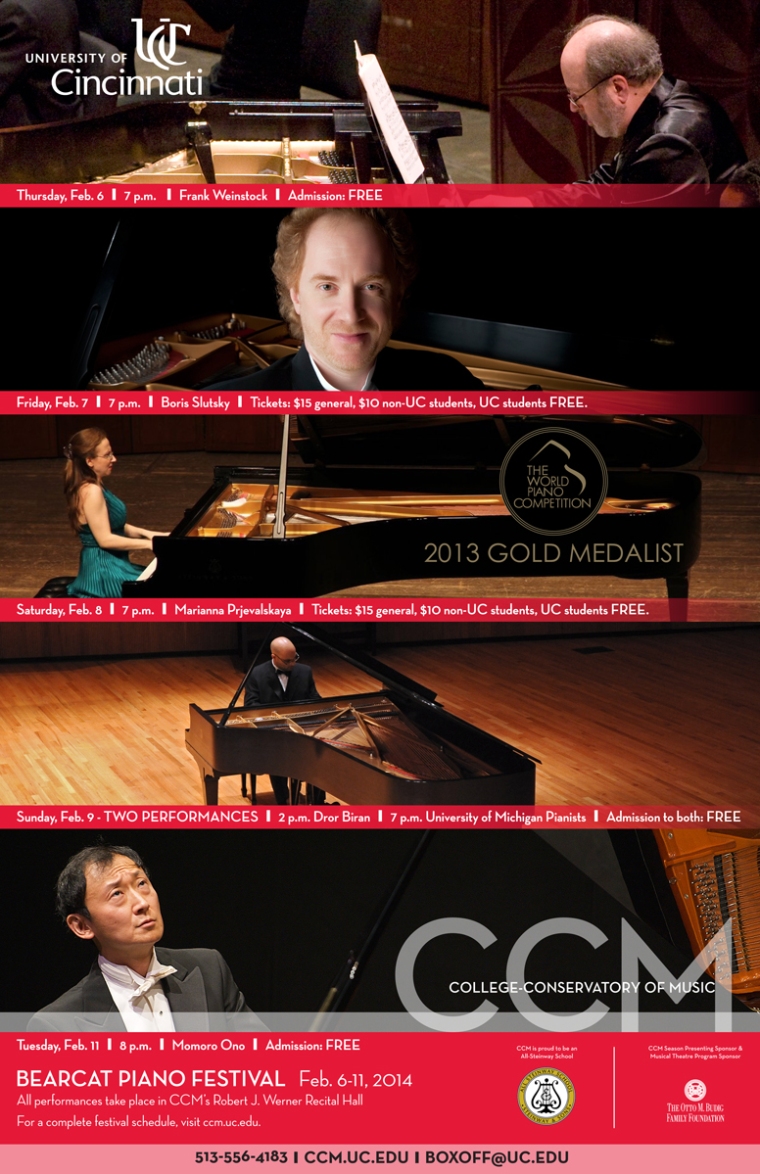 CCM's 2014 Bearcat Piano Festival.